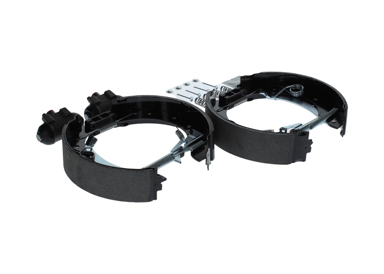 Bosch KS537 Kit Super Pro - Kit freno a tamburo posteriore - 1 set preassemblato, 2 cilindri freno a ruota, 4 ganasce freno