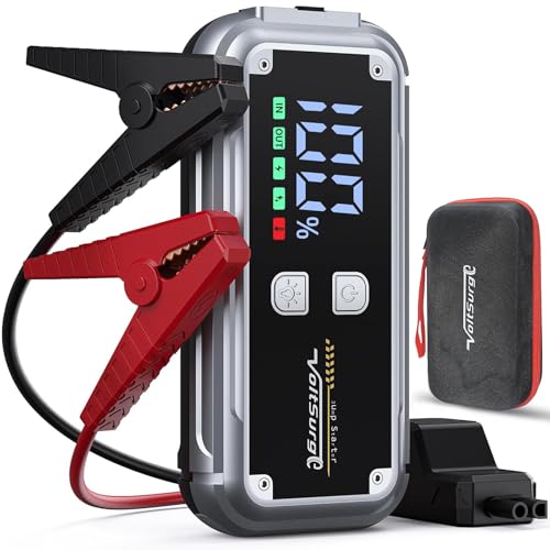 VoltSurge Booster Avviamento Auto, Avviatore di emergenza, 6000A Avviatore Emergenza per Auto Fino a 8.0L Benzina o 6.0L...