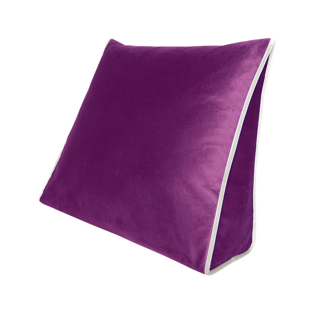 Coussin de voiture triangle en velours contre le mal de dos