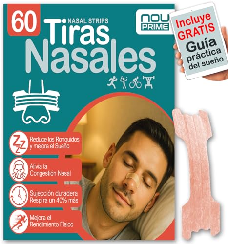 PACK PREMIUM 60 Tiras Nasales Antironquidos Para Dormir Tiras Nasales Ronquidos Soluciones Tiritas Nariz Respirar Mejor Por La Nariz Tiras Antironquidos Nasal Strips Dejar De Roncar Nose Strips