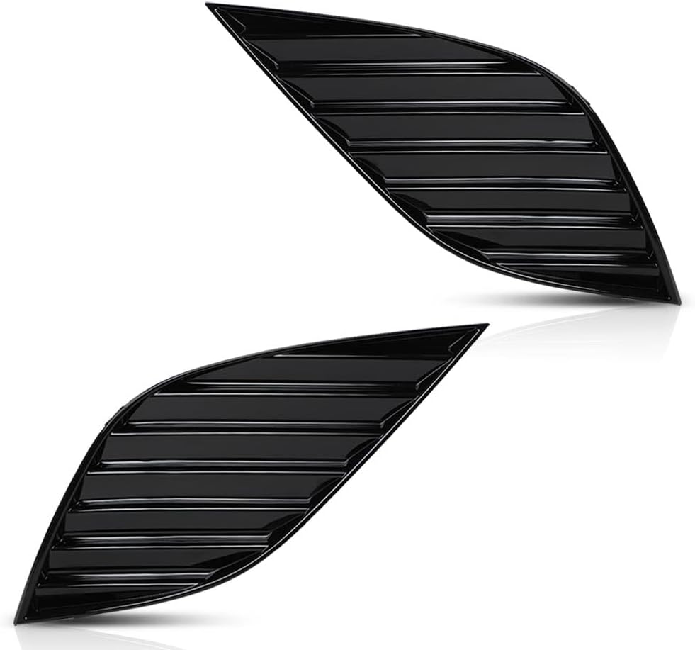 PIT66 Front Bumper Fog Light Cover Bezel Compatible with Toyota Camry SE XSE 2018–2020/Camry Nightshade 2019–2020/Camry TRD 2019–2021 Pair