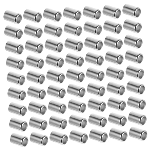 LIFKOME 100 piezas Férulas de Compresión para Mangueras Inoxidable de Accesorios Resistentes para Presión Alta Manga de Engaste para Conexiones Hidráulicas y Neumáticas