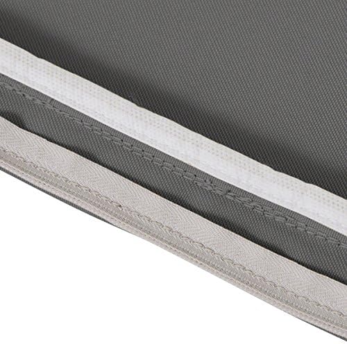 Classic Accessories 62-003-LCHARC-EC Montlake Cushion Foam and Slip Cover, Light Charcoal, 18" diameter round x 2" thick — view 8