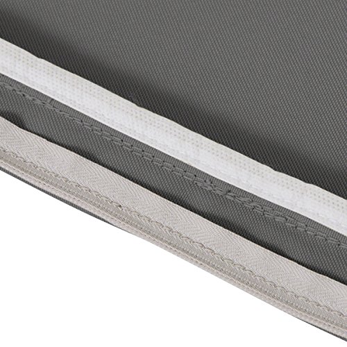 Classic Accessories Montlake Fadesafe Water-Resistant 42 X 18 X 3 Inch Outdoor Bench/Settee Cushion Slip Cover, Patio Furniture Swing Cushion Cover, Light Charcoal Grey, Patio Furniture Cushion Covers #TOP7