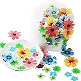 Ocasión adecuada: estas hojas de glaseado comestibles de alta calidad son una hermosa decoración como Navidad, bodas, cumpleaños, aniversarios, compromisos, recién nacidos y cualquier fiesta temática.