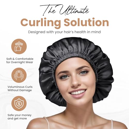 VIBESKIN Curly Hair Essentials Set - Mist Spray Bottle For Styling, Detangler Brush, Scalp Massager For Hair Growth, Silicone Scrubber, Turban Towel For Women, Microfiber Wrap, Satin Sleeping Bonnet