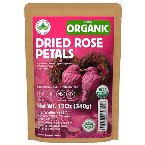 Organic Culinary Rose Petals