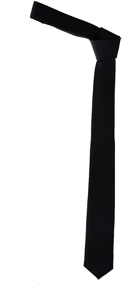 NYfashion101 Men's Solid Color 2" Skinny Tie - Oasis Color, Microfiber, Handmade - View #5