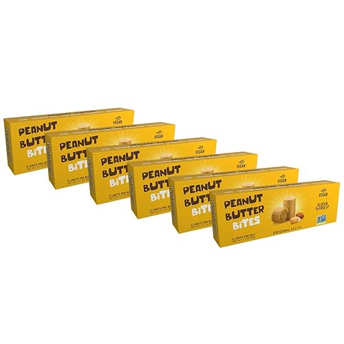 Miniatura 8 de PASOKIN  Bocadillo original de mantequilla de maní  Sin gluten, vegano, todo natural, hecho en Estados Unidos, bocados de 0.5 onzas 24 unidades