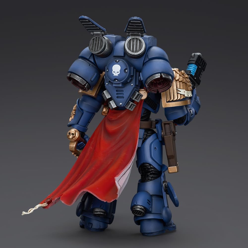 JOYTOY Warhammer 40,000 1/18 Action Figure Ultramarines Captain with Jump Pack Collection Model Birthday Gifts