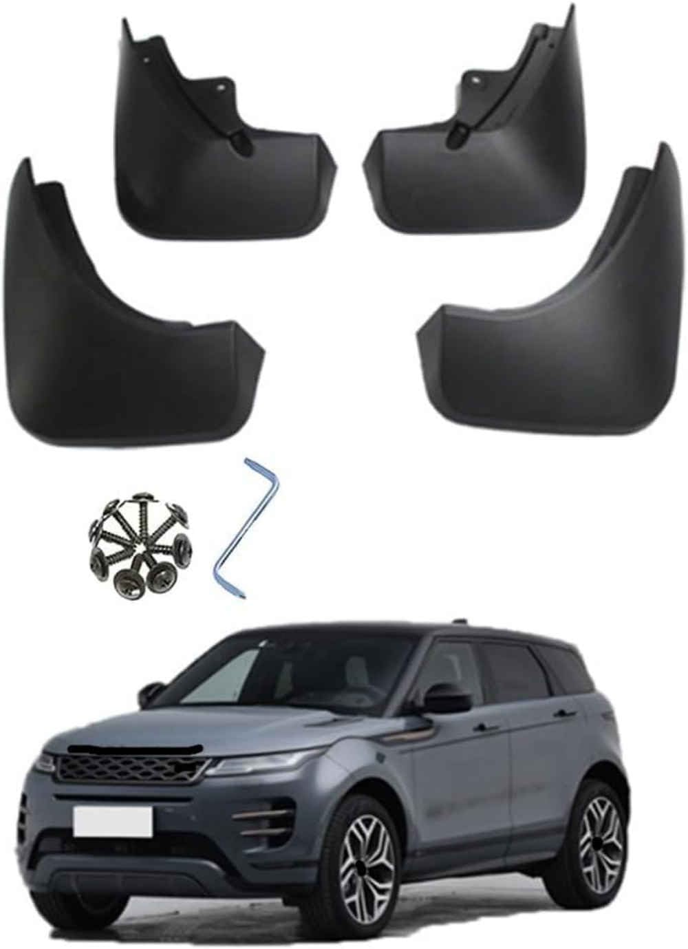Car Mud Flaps for Range Rover EVOQUE 2019-2023, Splash Guards Mudguards
