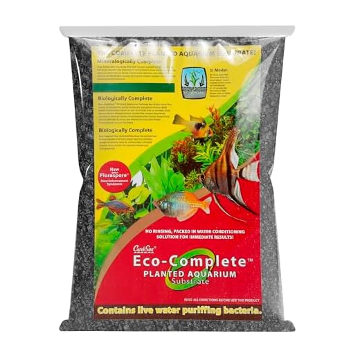 CaribSea Eco-Complete 20-Pound Planted Aquarium, Black
