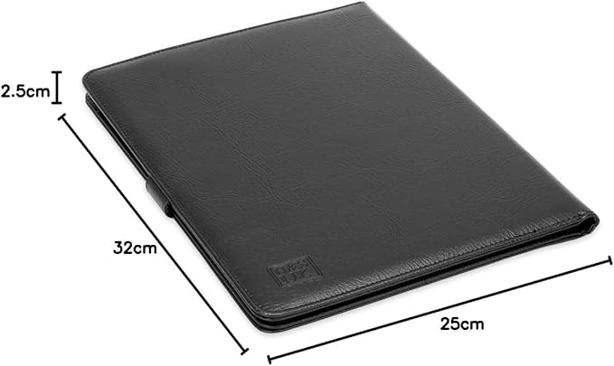 H&S A4 Clipboard Folder Conference Folder Padfolio Legal Writing Pad Document Folio Case Business Faux Leather Bag Portfolio Foldover Clipboard