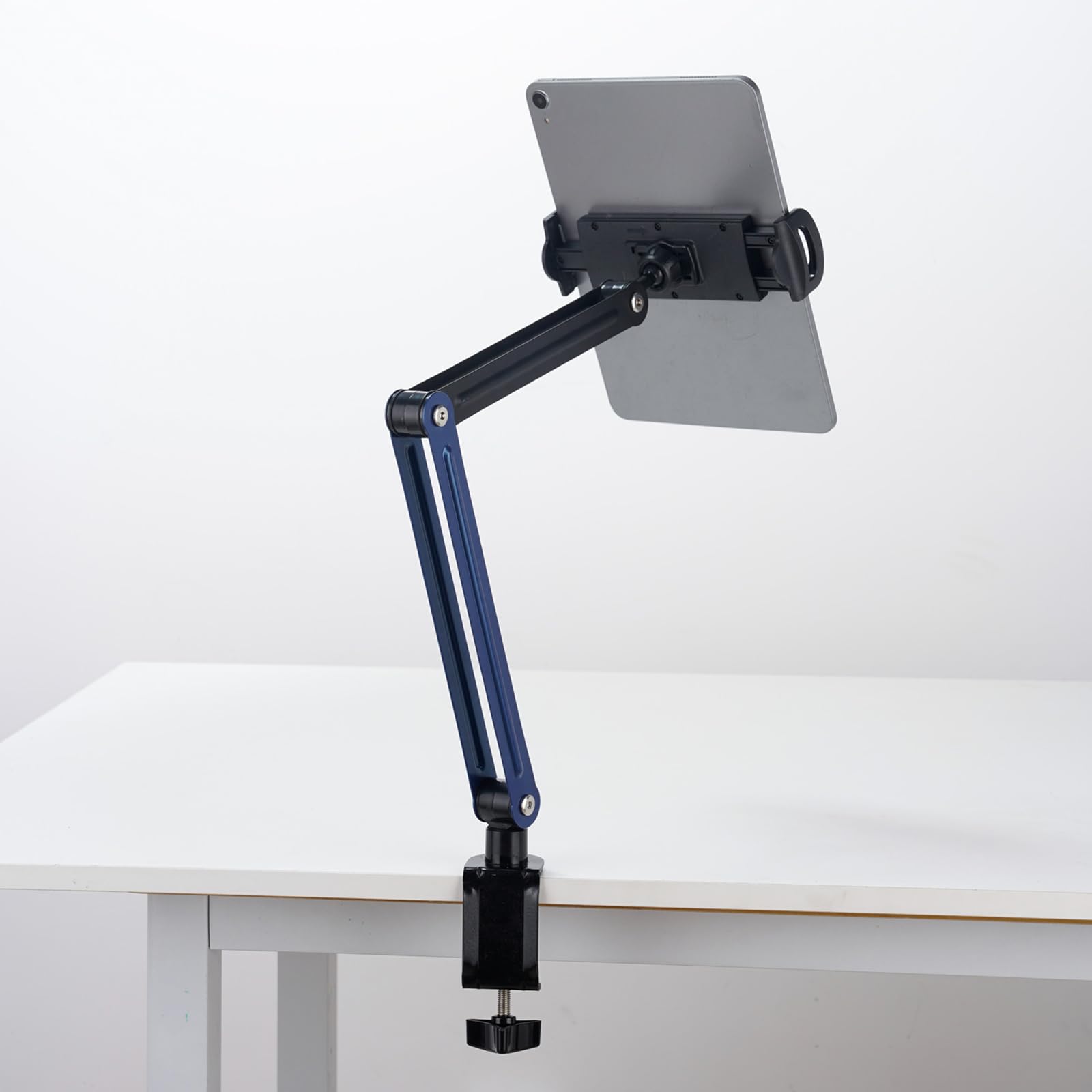 Soporte para tabletas para cama con rotación de 360 grados y brazo de metal fuerte para tabletas y teléfonos de 4.7 y 12.9 pulgadas
