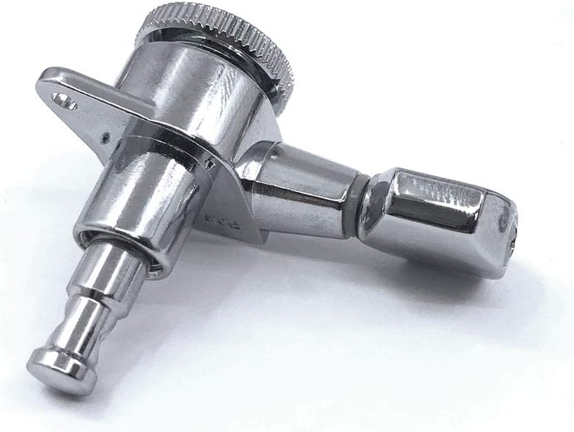 Solo Pro Staggered Locking Guitar Machine Heads Set of 6 Inline, Chrome