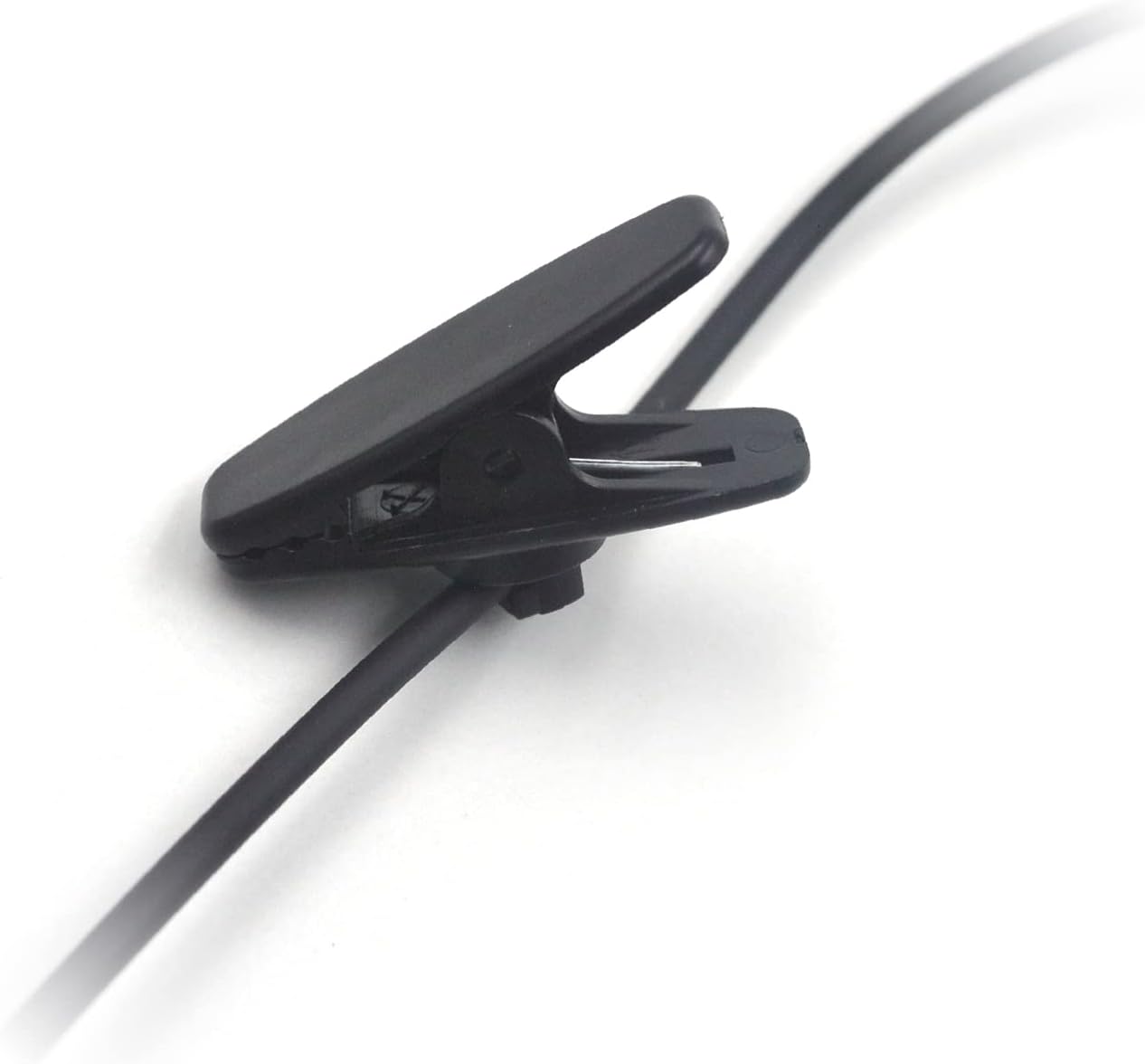 (10-Pack) Receiver/Listen Only 1Pin 2.5mm Surveillance Headset Earpiece for Remote Shoulder Speaker Microphone Motorola Kenwood Two-Way Radio with Transparent Coil Tube