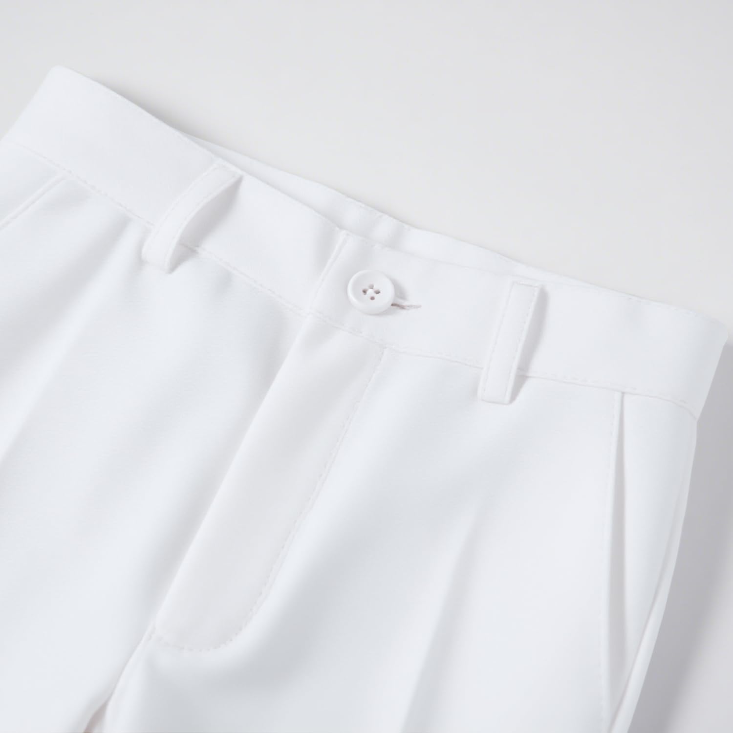 Boys Dress Pants Flat Front School Uniforms Pants Adjustable Waist Trousers - Image 5