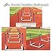 CSNBDMBBSH Adjustable Height Hurdles, Adjustable Hurdles, Height Adjustable Sports Training Hurdle-1/2/ 4pcs Track and Field Equipment, Speed Hurdles, Track Hurdle(4pcs)