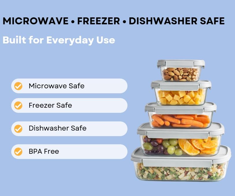 Image of LocknLock 230 ml Airtight Food Storage Container (Pack of 3) | BPA Free Mini Plastic Boxes | Leakproof 4 Side Lock | Small Snack & Dry Fruit Storage Containers | Transparent /Grey