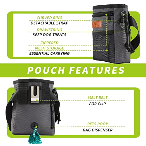 KHPR Bolsa de treinamento de petisco para cães que carrega facilmente ração de brinquedos para anima
