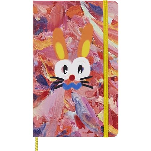 Carnet Moleskine Année du Lièvre A5 par Angel Chen, édition tissu haut de gamme