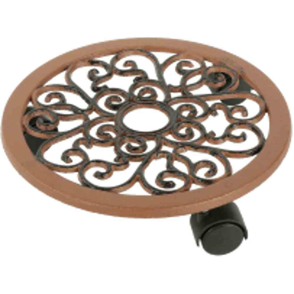 Rouleau pour plantes marron pour déplacer les pots lourds sans effort
