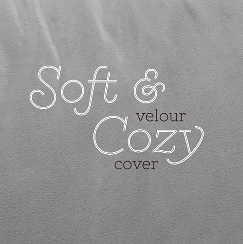 Milliard Full Body Pillow - Shredded Memory Foam With Washable Cover - Long, Hypoallergenic, Firm Hug Pillows For Side And Back Sleepers (54In, Grey Velour) #TOP3