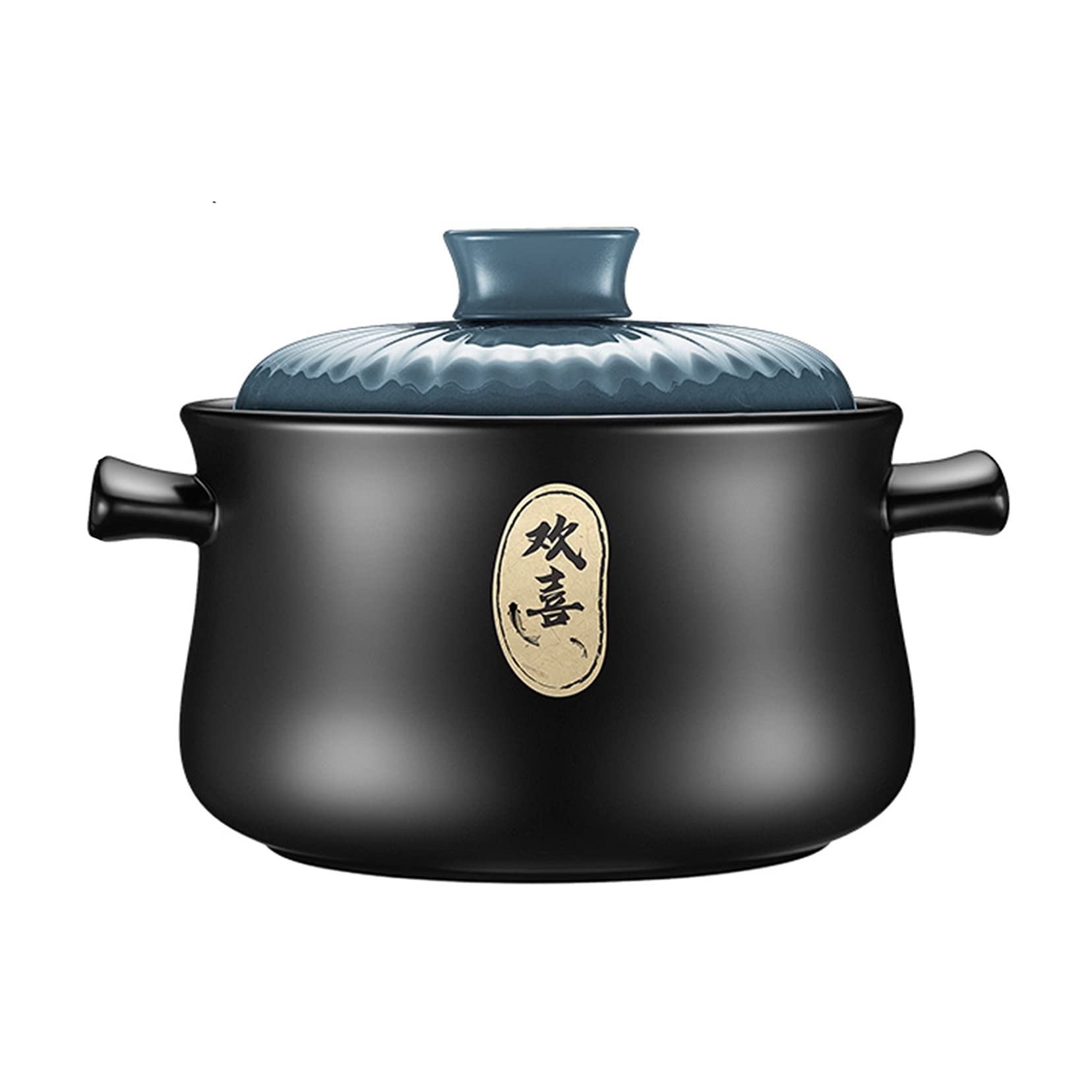 BKHsgDXJ Clay pots for cooking, Earthen Pot Ceramic Cookware Nonstick Casserole Stockpot