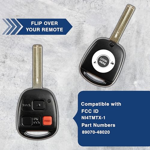 Llave maestra de coche para RX300 N14TMTX-1 KeylessOption sin cortar 5