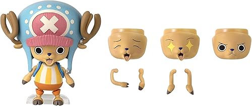 Miniatura 3 de Anime Heroes Figuras de una pieza Tony Tony Chopper Figura de acción Figura de anime articulada de 6.7 in con brazos intercambiables caras y