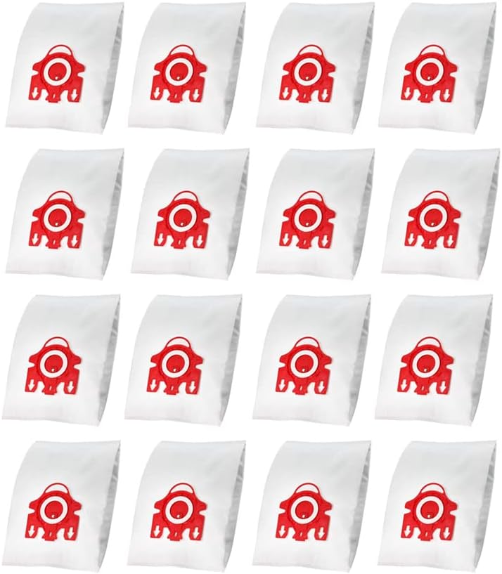 Replacement AirClean 3D Efficiency Dust BagCompatible with Miele [Complete C1, Compact C1 & C2 Series] and S6000, S4000, S700, S500, S300] – Replaces 9917710 & 10224410(16*Type FJM)