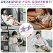 Dog Book Thumb Page Holder, Portable Reading Opener Holder, Plastic Reading Finger Page Holders Thumb Bookmark for Book Lovers Gifts Literary Students Teacher Accessories (Purple)