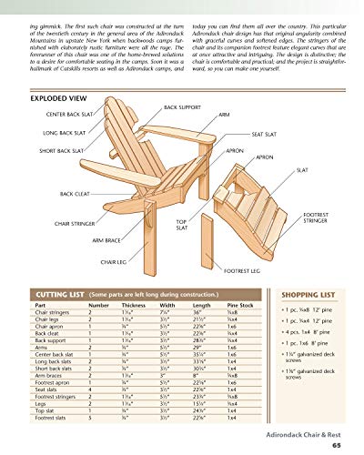 Yard and Garden Furniture, 2nd Edition: Plans and Step-by-Step Instructions to Create 20 Useful Outdoor Projects (Creative Homeowner) DIY Benches, Rockers, Porch Swings, Adirondack Chairs, and More - Image 6