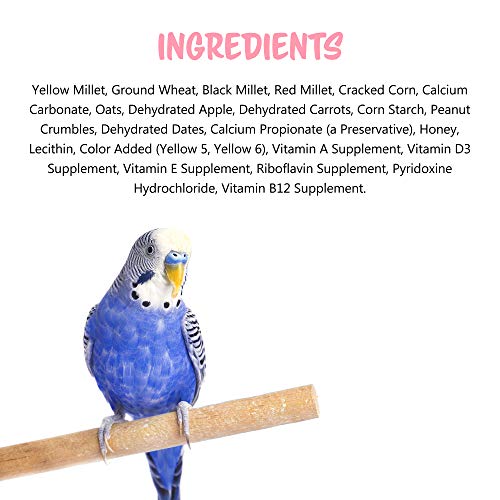 Image of Vitakraft Crunch Sticks Parakeet Treat - Harvest Apple - Pet Bird Treat Toy