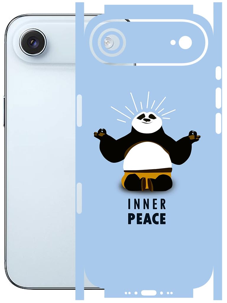 AtOdds - Full Body Back Screen Guard Protector Film - Lamination Wrap Skin Sticker for iPhone Air | Scratchproof Matte Finish (Peace)-image-25