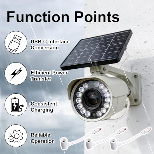 Adaptador de conector de barril blanco a USB-C para Spotlight Pro 4