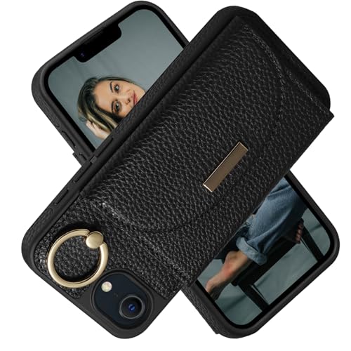 Keallce Wallet Case for iPhone 17e/16e, with Card Holder, Black by Keallce - Used condition - US$14.24