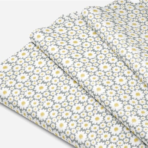 Package Mint Decorative Tissue Paper, 20x30 Inch, 100 Sheets, Daisy Print