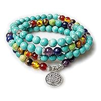 Algopix Similar Product 3 - PWMENLK 108 Mala Beads Meditation