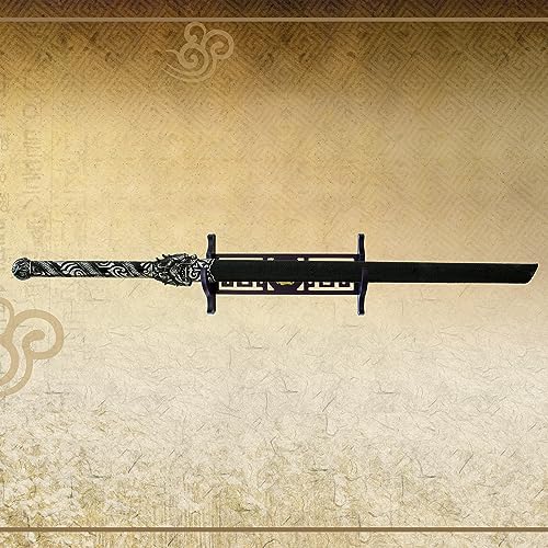 Wakizashi support mural katana avec logo dragon et protection velours 1 couche - 8