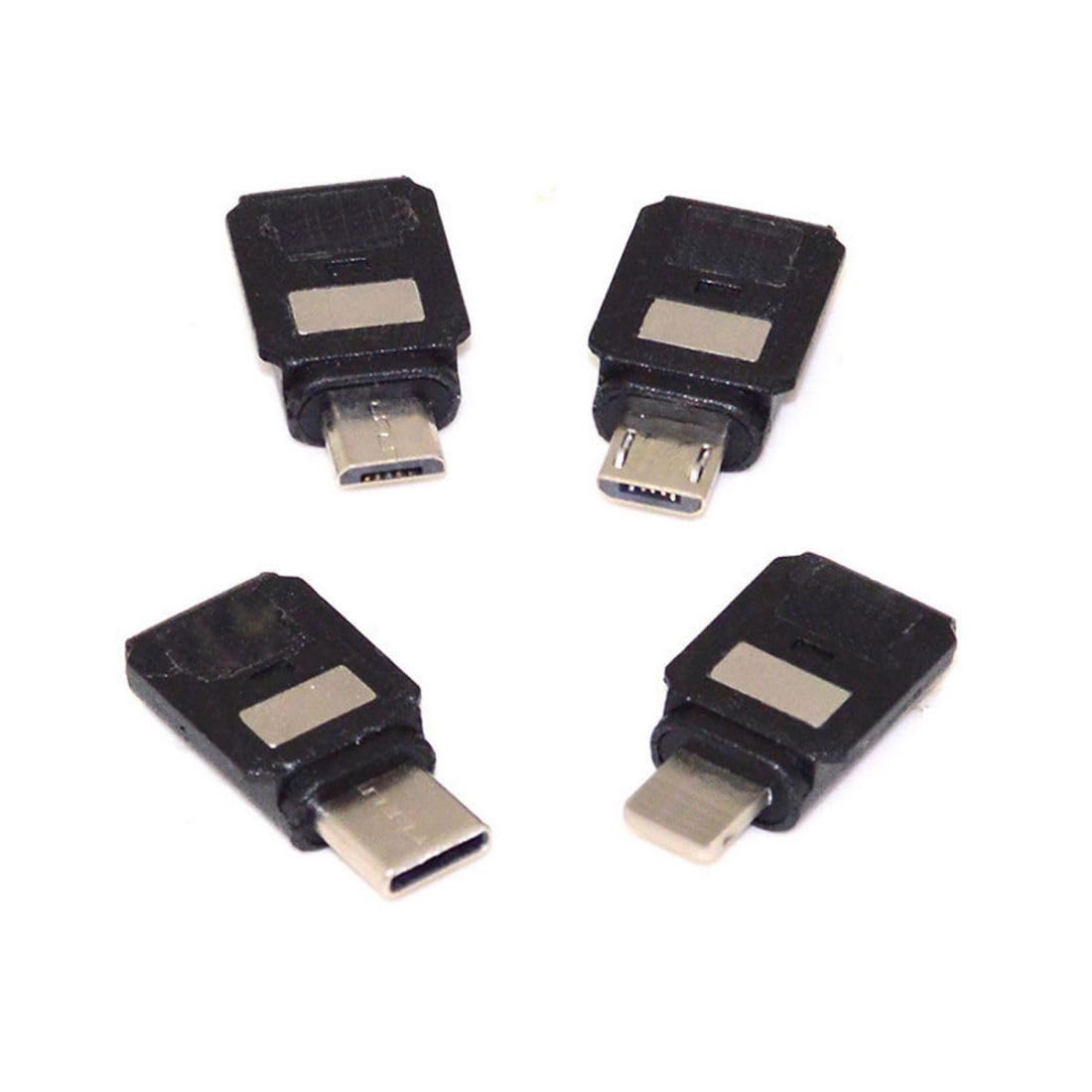 chenyang 4 Pack USB C & Micro USB to OSMO Pocket1/2 Connector Adapter Handheld Gimbal Camera Accessories