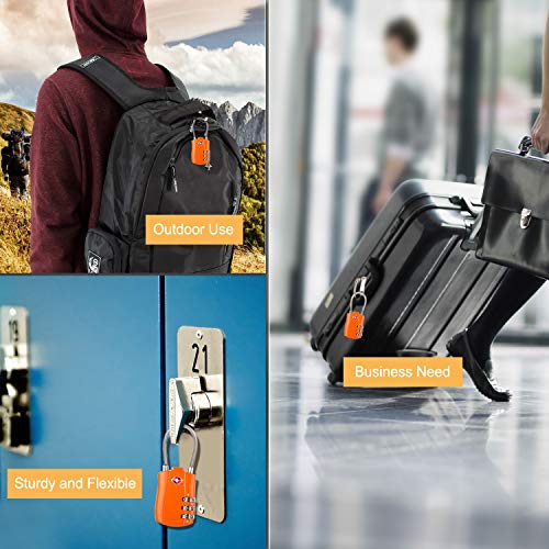 image for TSA Luggage Locks, [ Zinc Alloy Version][2 Pcs] Diyife TSA Approved Lu