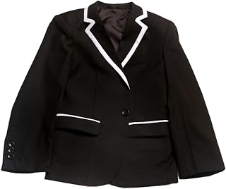 Niño Un botón Ocio Diario Solapa con Muesca Abrigo Blazer