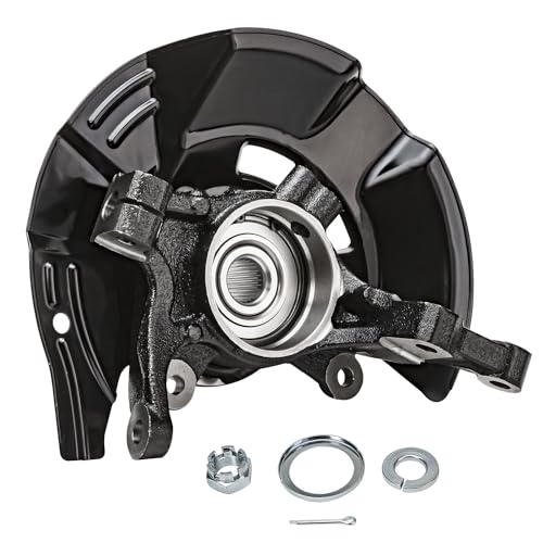 Image of Detroit Axle - Front Right Steering Knuckle for 2011 Kia Optima, Passenger Side Steering Knuckle & Wheel Bearing Hub Assembly Replacement