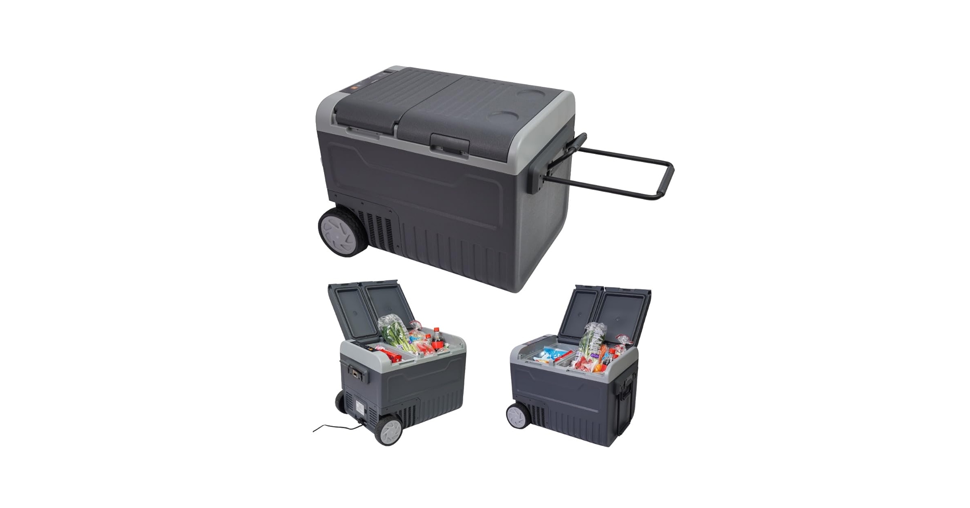 THANKO 45L 冷凍冷蔵庫 2ドア AC/DC対応 キャスター付き車載用2ドア冷凍冷蔵庫45L | 【公式】サンコー