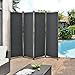 Produktbild pro.tec Outdoor Trennwand - 170 x 215cm - Paravent Sichtschutz Spanische Wand Garten Grau