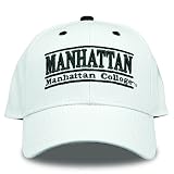 NCAA Manhattan Jaspers The Game Bar Design Hat, White, Adjustable