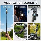 Podwójny Adapter Uchwyt do Montażu na Ramie do DJI Osmo Pocket 3, z Szybkim Zwalnianiem, Akcesoria Montażowe do Roweru, Plecaka, Uchwyt na Pasek Piersiowy