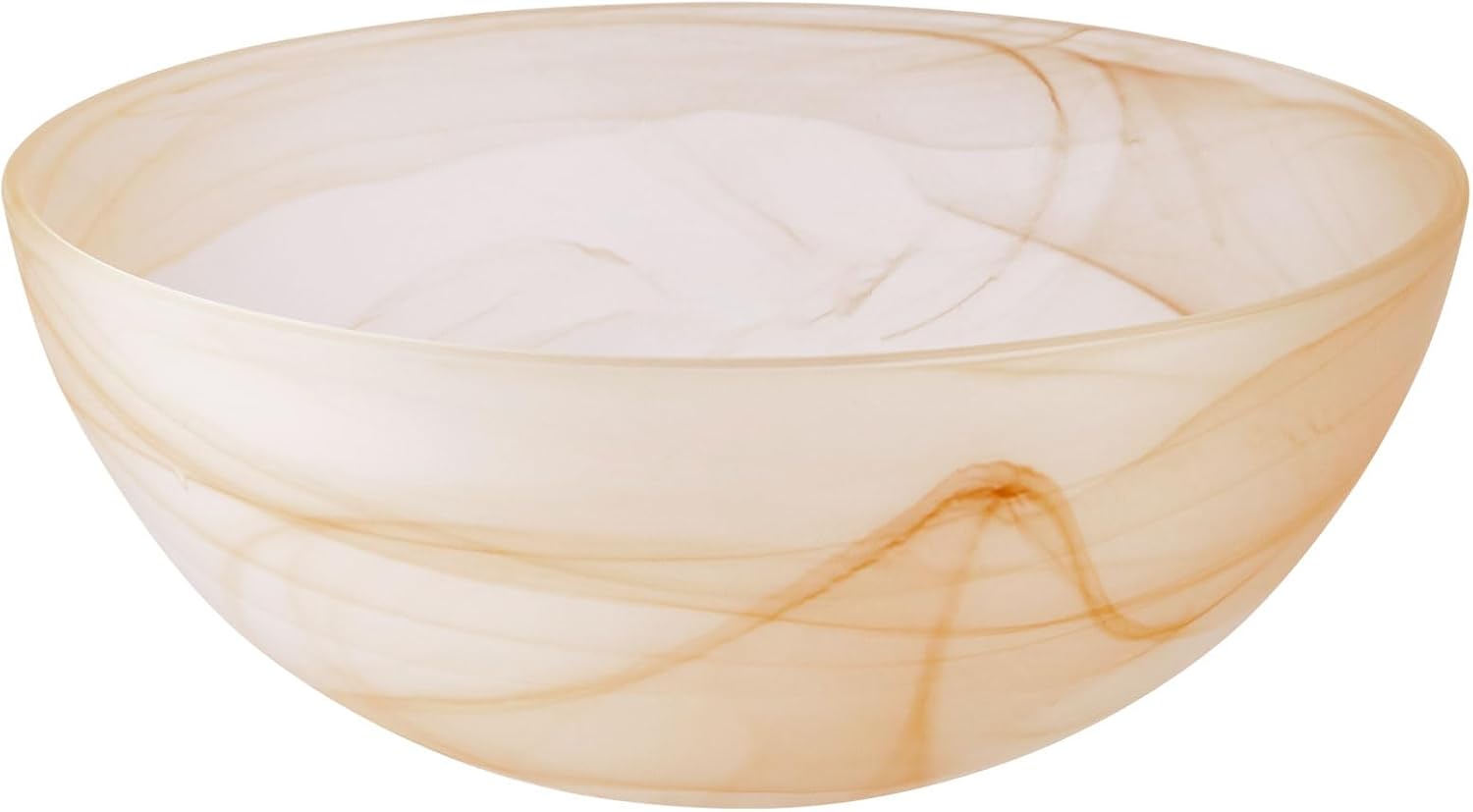 Antique Alabaster Glass Lamp Shade 12" Diameter x 5.5" High | E26 Base Replacement Lampshade for Pendant & Torchiere Floor Lamp - Vintage Lighting (Socket Not Included)