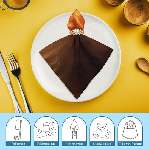 Servilletas de Tela Cuadradas Pack de 4 miniatura 7